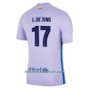 Camiseta de fútbol FC Barcelona Luke De Jong 17 Segunda Equipación 2021/22 - Hombre